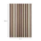 Tapete Metrópole Listra Retangular Rústico (150x200 Cm) Marrom