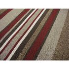 Tapete Metrópole Listra Retangular Rústico (150x200 Cm) Marrom