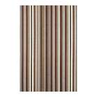 Tapete Metrópole Listra Retangular Rústico (150x200 Cm) Marrom