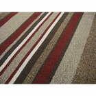 Tapete Metrópole Listra Retangular Rústico (200x250 Cm) Marrom