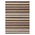 Tapete Metrópole Listra Retangular Rústico (200x300 Cm) Marrom