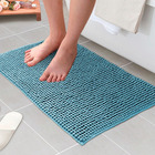 Tapete Microfibra Antiderrapante - 45x70cm - Azul-celeste