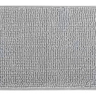 Tapete Microfibra Antiderrapante - 45x70cm - Cinza