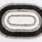 Tapete Microfibra Oval Londres 70 X 1 10 M  - Grafite