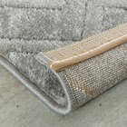 Tapete Mirano 100cm X 150cm Niazitex Prata