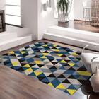 Tapete Moderno Blue Triangule 200x140cm