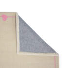 Tapete Moriah Doce Amor Bege E Rosa - 1,20 X 1,95 M