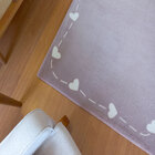 Tapete Moriah Doce Amor Rosê - 1,50 X 1,95 M