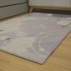 Tapete Moriah Espaço Cinza - 0,95 X 1,50 M