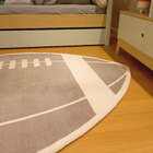 Tapete Moriah Infantil Bola De Futebol Americano - 1,20 X 1,95