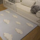 Tapete Moriah Infantil Brilho De Nuvens - 1,50 X 1,95 M