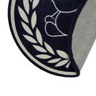 Tapete Moriah Infantil Clássico Azul Marinho Redondo - 0,95 D