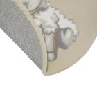 Tapete Moriah Infantil Ovelhinha Redondo - 1,50 Diam M