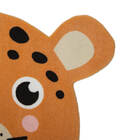 Tapete Moriah Infantil Rosto Tigre - 0,95 X 1,10 M