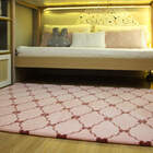 Tapete Moriah Lacinhos Rosa - 1,50 X 1,95 M