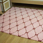 Tapete Moriah Lacinhos Rosa - 1,50 X 1,95 M