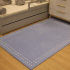 Tapete Moriah Mini Poá Azul - 1,20 X 1,95 M