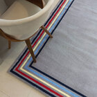 Tapete Moriah Moldura Colors Cinza - 0,95 X 1,50 M