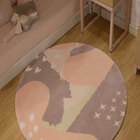 Tapete Moriah Nevada Rosa - 0,95 X 1,50 M