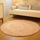 Tapete Moriah Tie Dye Rosa Redondo - 1,50 Diam M