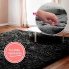 Tapete Muito Felpudo Aconchego 1,00mx1,40m Preto Casen Preto