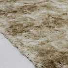 Tapete Muito Peludo 1,00 X 1,40 Para Sala 4cm De Alt. - Bege