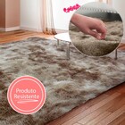 Tapete Muito Peludo Aconchego 2,00mx2,50m Bege Casa Dona