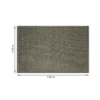 Tapete Natural Flat Cinza 1,33x1,90m Abdalla