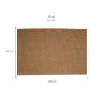 Tapete Natural Retangular Sisal (60x180cm) Mesclado