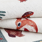 Tapete Natureza Retangular Poliéster e Algodão Rosa Internas 150x200cm Via Star