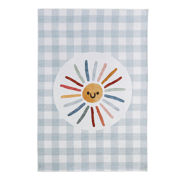 Tapete Natureza Retangular Poliéster e Algodão Verde Internas 100x150cm Via Star