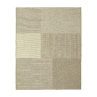 Tapete New Boucle Quadros Bege 1,00x1,50m