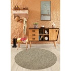 Tapete New Boucle Redondo 1 40m Palha 72/71 - Linha Capri