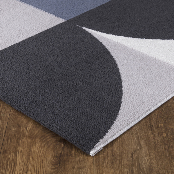 Tapete Nilo 01 3,00x4,00 - Azul E Bege - Edantex