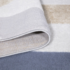 Tapete Nilo 02 1,00x1,40 - Azul E Bege - Edantex