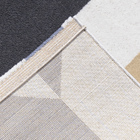 Tapete Nilo 02 1,00x1,40 - Azul E Bege - Edantex