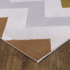 Tapete Nilo 04 3,00x4,00 - Bege E Caramelo - Edantex