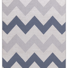 Tapete Nilo 05 2,50x3,00 - Azul E Bege - Edantex