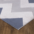 Tapete Nilo 05 3,00x4,00 - Azul E Bege - Edantex