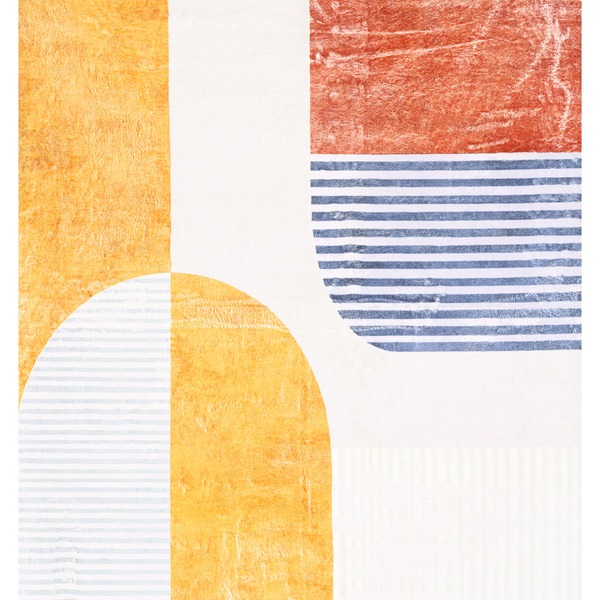 Tapete Nordic 05 200x250 - Terroso E Bege - Edantex