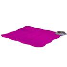 Tapete Ondulado De Sala E Quarto 1,33m X 1,33m Pelúcia - Pink