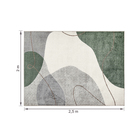 Tapete Organic Sedoso Multicolorido 2,5x2m Tapetes São Carlos