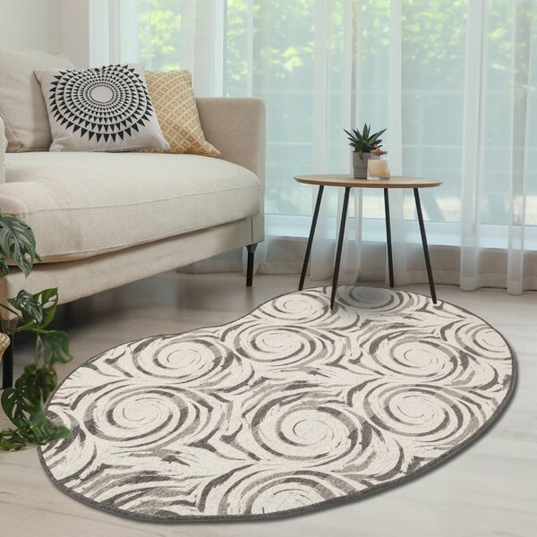 Tapete Organico Bean Antiderrapante 140x200cm Para Quarto E S