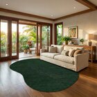 Tapete Orgânico Bean Antiderrapante 200x250cm Para Quarto E S