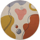 Tapete Orgânico Fun Retangular de Polipropileno Cinza e Verde Áreas Internas 1,50x2,00m