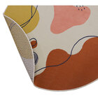 Tapete Orgânico Fun Retangular de Polipropileno Cinza e Verde Áreas Internas 1,50x2,00m