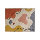 Tapete Retangular Orgânico Fun Tecido Cinza e Verde Áreas Internas 2,00x2,50m Tapetes São Carlos