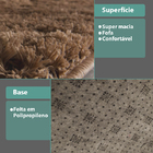 Tapete Orlando Para Quarto 2,00 M X 1,40 M Macio E Confortave