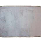 Tapete Para Banheiro Antiderrapante Flannel Outlet Bege 60x40