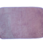 Tapete Para Banheiro Antiderrapante Flannel Outlet Lilás 60x4